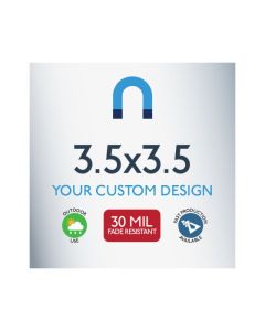 3.5x3.5 Full Color Outdoor Magnet