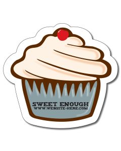 Cupcake Refrigerator Magnets 4x3.75