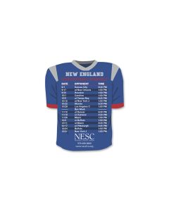 Schedule Team Jersey Magnet 4.75x5.5