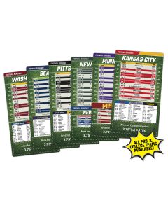 Pro and College Teams Football Schedule Magnets 4x7