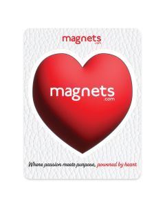 Heart Shape Frame Advertising Magnets 3.5x4.5