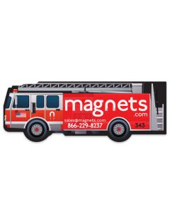 Fire Truck Shape Magnets 5.125x2