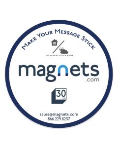 Outdoor Circle Magnets 10 inch