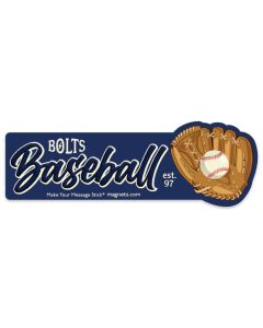 Custom Baseball Glove Car Outdoor Magnets