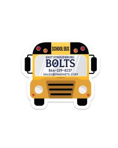 School Bus Front Refrigerator Magnets 3x2.65 