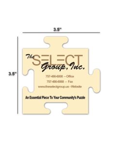Puzzle Piece Shape Refrigerator Magnets 3.5x3.5