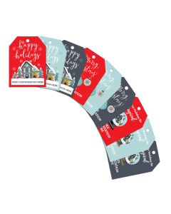 Magnetic Gift Tags with Free Ball Chain Keychains
