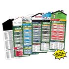 Football Schedule and House Shape Magnet 3.5x9